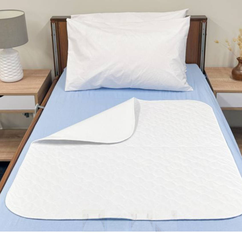 Bed Pad Brushed White