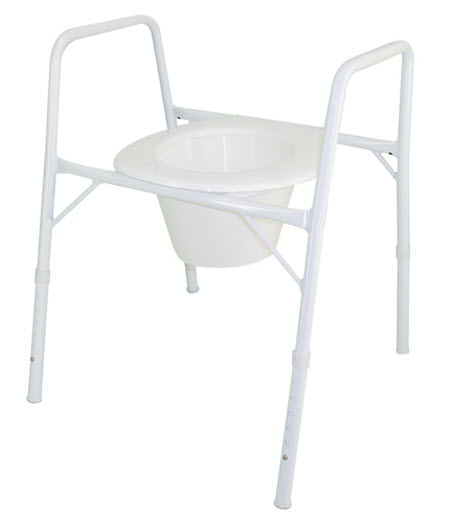 Toilet Frame (with arms, seat and adjustable legs)